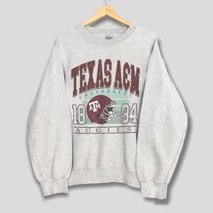 Vintage Texas A&M Aggies Football Sweatshirt, Retro Texas A&M University Shirt